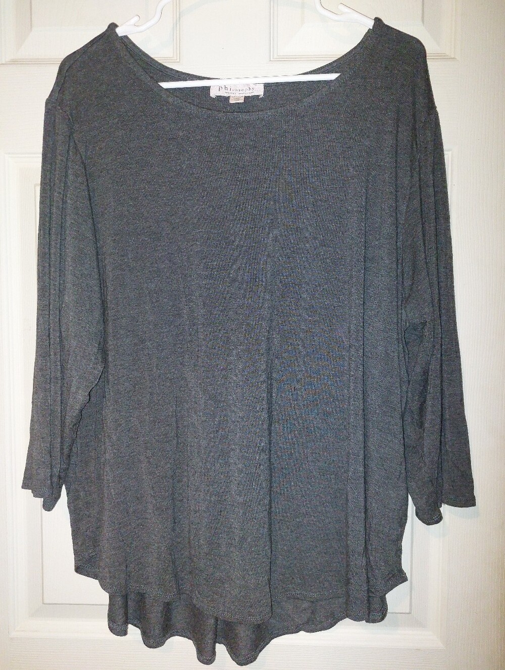 Philosophy Woman 3x Dark Gray Top